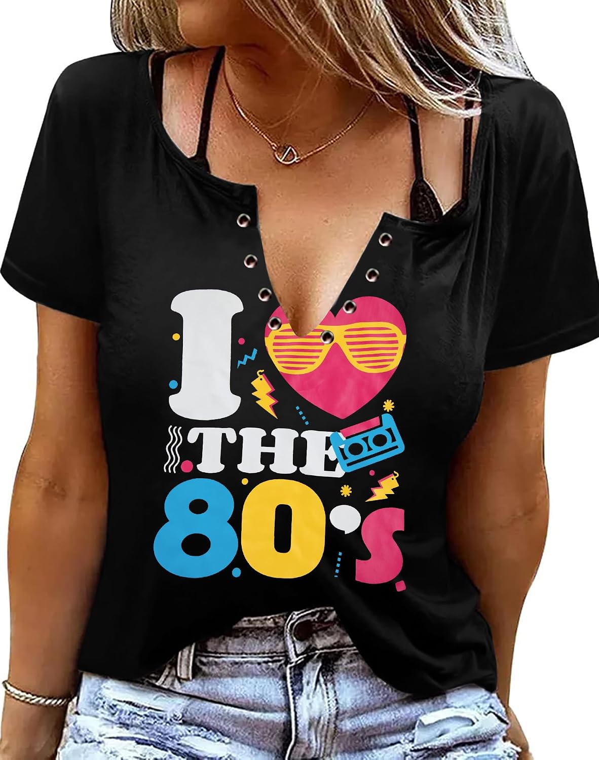 80s Outfit for Women I Love The 80's Shirts Birthday Party image 1